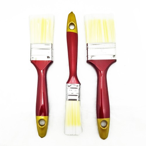 Set Di 3 Pennelli In Setola Con Manico In Legno 00117